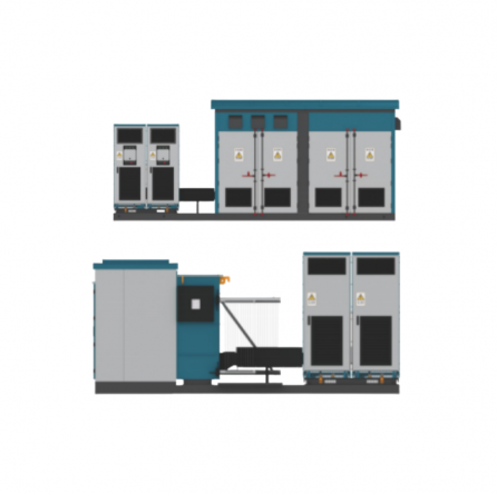 Energy storage step-up converter integrated machine